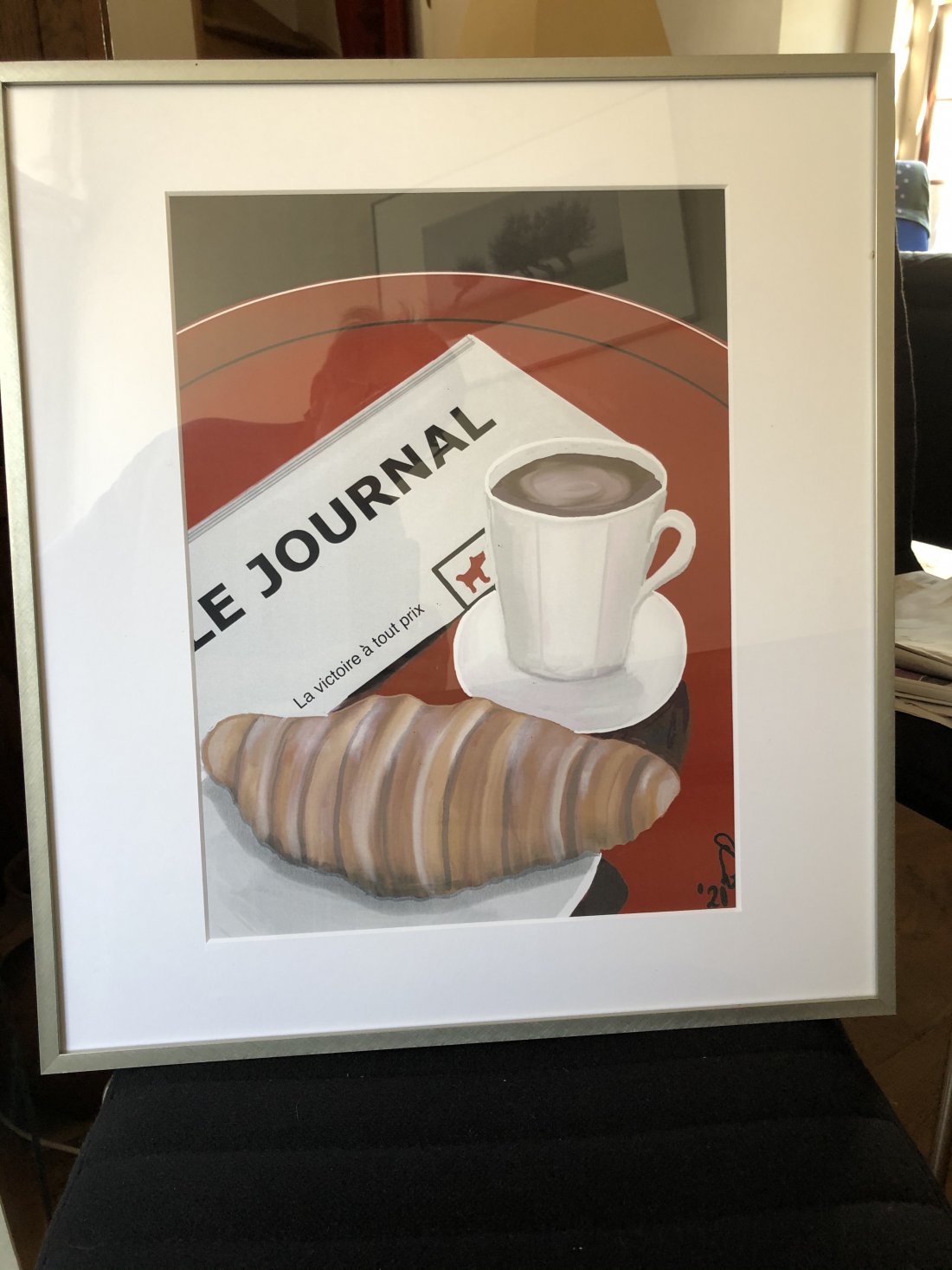 Tekening aan de muur bestellen